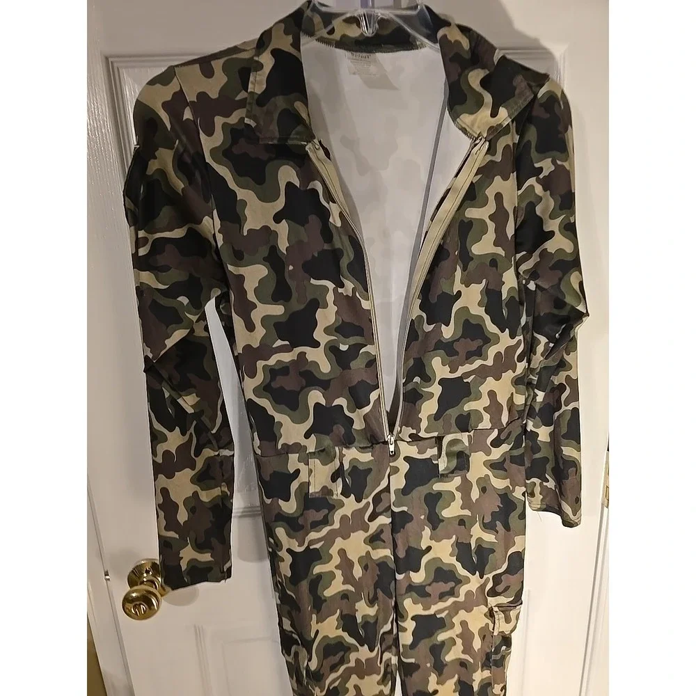 Spirit‎ Halloween Adult Camo Catsuit Costume Size Large